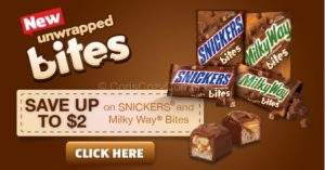 #GameDayBites Snickers Milky Way Coupon #shop