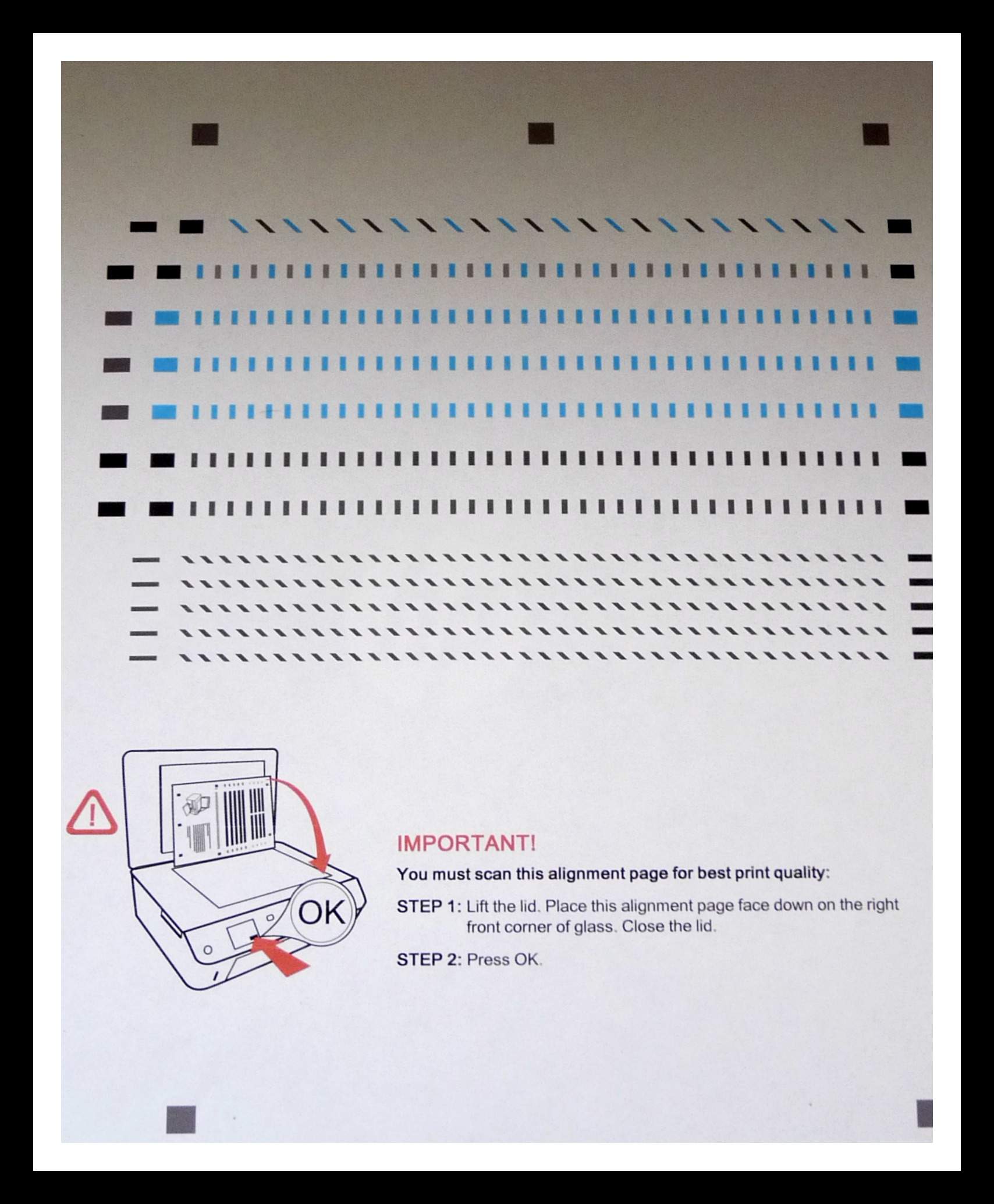 hp print test page deskjet