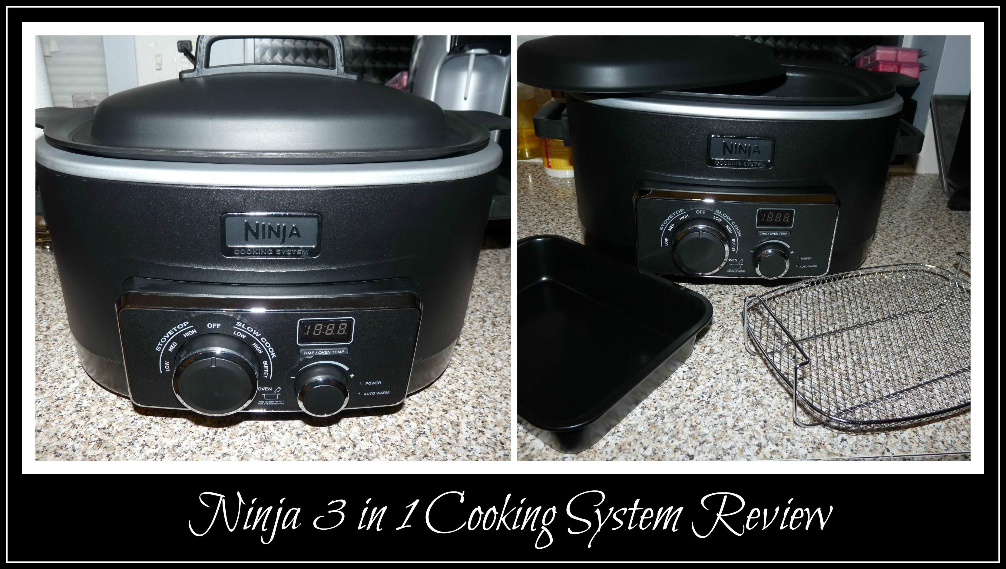 Ninja Multicooker (3 in 1) System - Slow Cooker, Stove Top, and