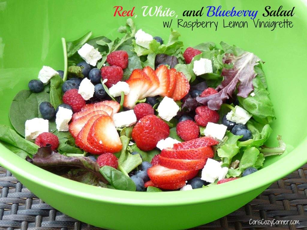 Red White and Blueberry Salad