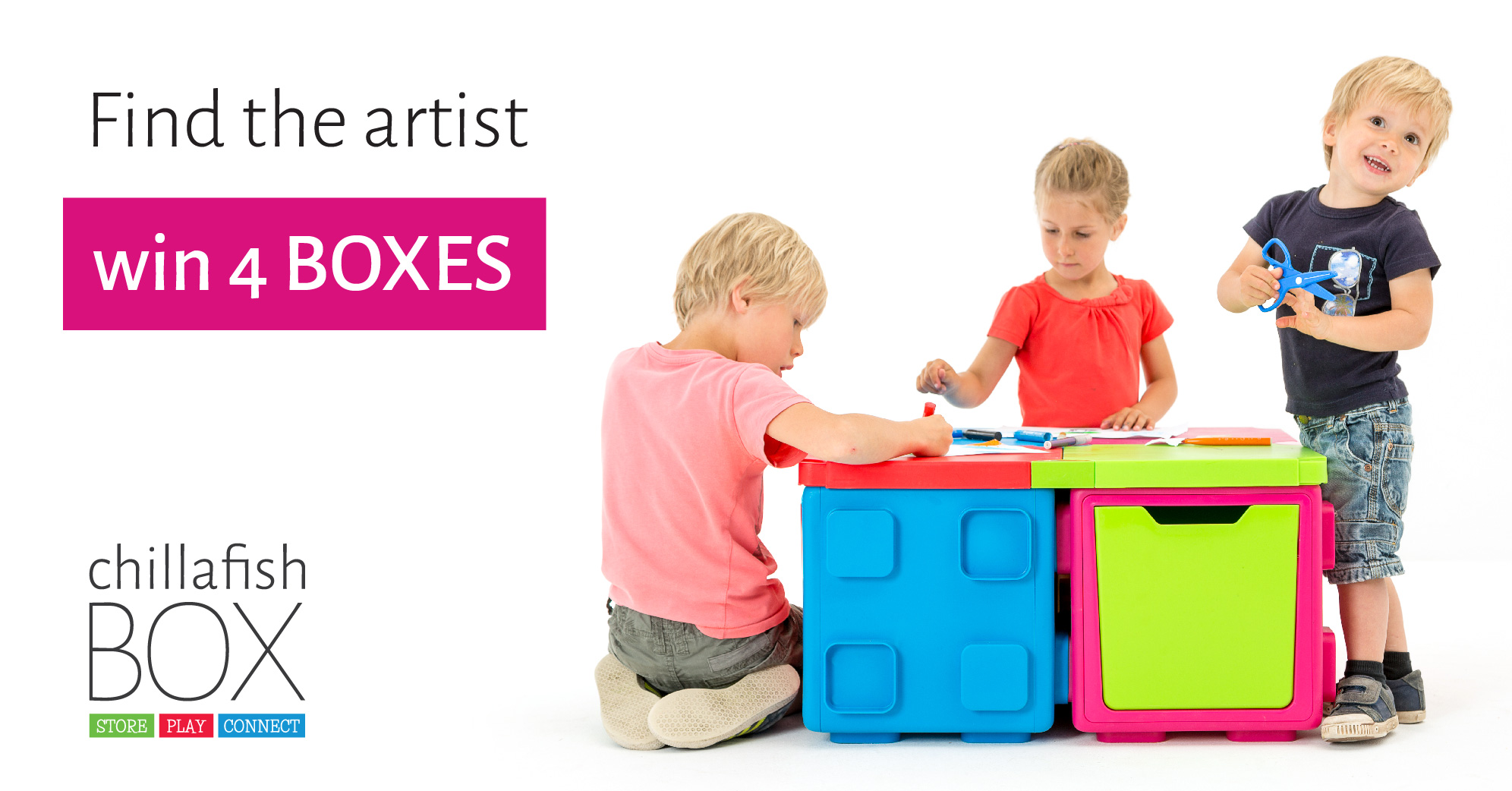 Enter to Win 4 Chillafish Boxes Modular Toy Box Play System - Cori'...