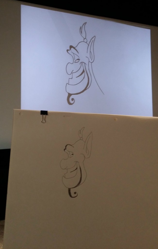 my drawing of the genie