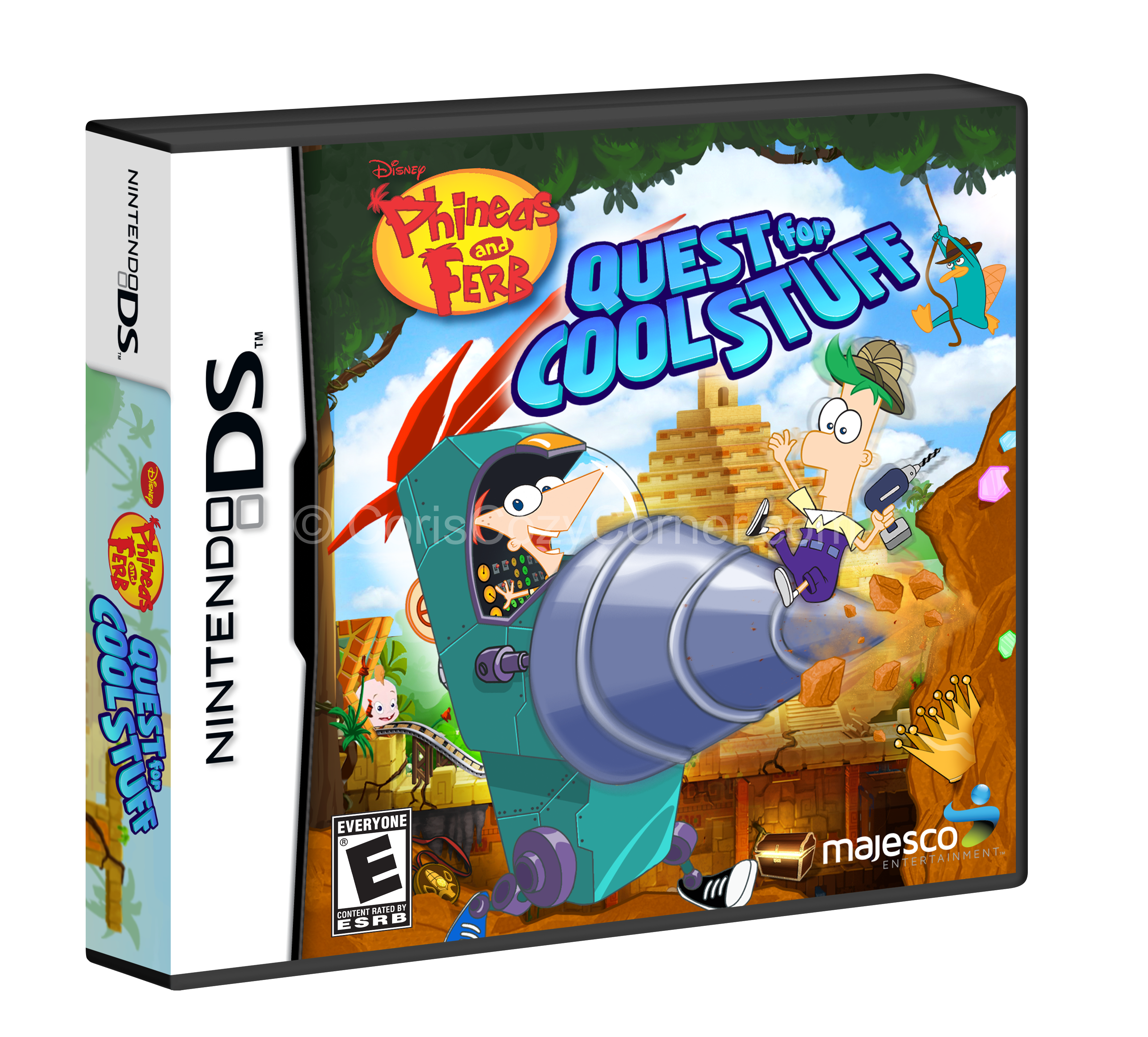 Phineas and Ferb Quest For Cool Stuff Nintendo 3Ds Game Product Review ...