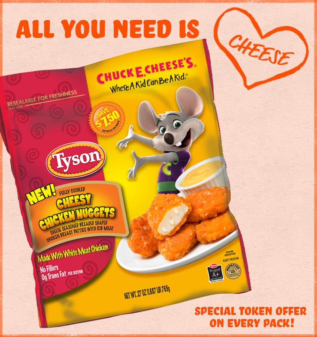 Chuck E. Cheese’s Coupons and Promotion Deals Found on Select Tyson ...